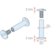 Picture of PLASTIC BINDING SCREW