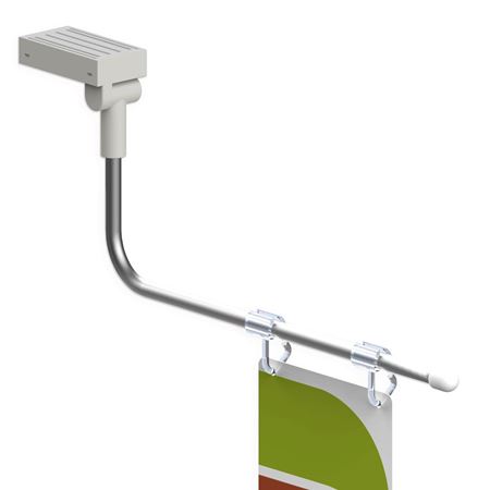 Picture for category FIXED AISLE SIGN FIXTURE 