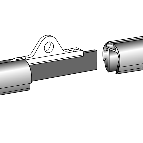 Imagen de KIT CONECTOR RECTO CON GANCHO