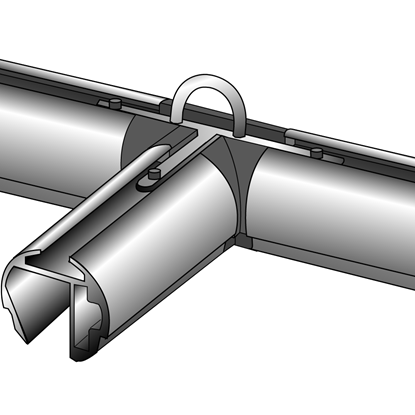 Image de KIT JONCTION À "T" AVEC CROCHETS POUR SUSPENSION