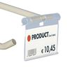 Picture of FLIP-UP LABEL HOLDER FOR HOOK - REAR OPENING - WITH CENTRAL CUT - H.39 mm