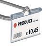 Picture of FLIP-UP LABEL HOLDER FOR HOOK - WITH CENTRAL CUT 22 MM - FRONT OPENING - H.39 mm