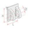 Picture of CLIP WITH FOAM TAPE FOR WIRE Ø 3-7 MM