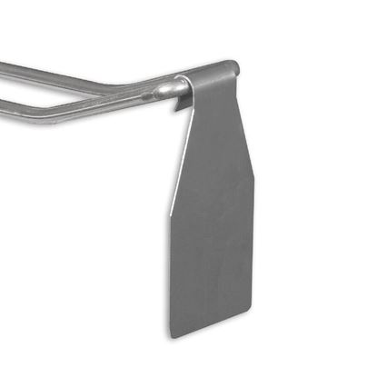 Image de PORTA ETICHETTE IN METALLO PER ETICHETTA ADESIVA