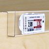 Imagen de PORTAPRECIOS DE PINZA CON PLACA FRONTAL PARA ETIQUETAS ELECTRÓNICAS